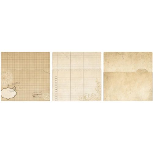 Simple Stories - Odds & Ends - 12x12 Memorabilla Pockets