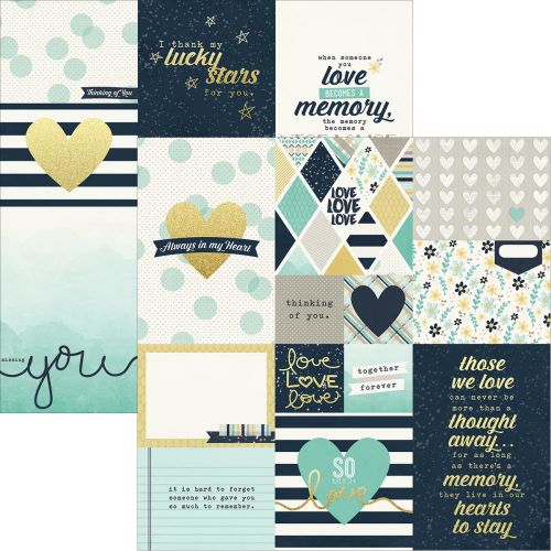 Simple Stories - Heart - Simple Set Double-Sided Elements Cardstock 12"X12" - Elements 2