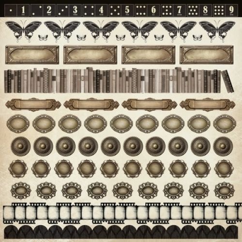 Kaisercraft - Art of Life - Cardstock Sticker Sheet 12"X12"