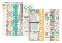 Simple Stories - Vintage Bliss - 12" x 12" - 2 x 12 Border / 4 x 12 Title Strip Elements