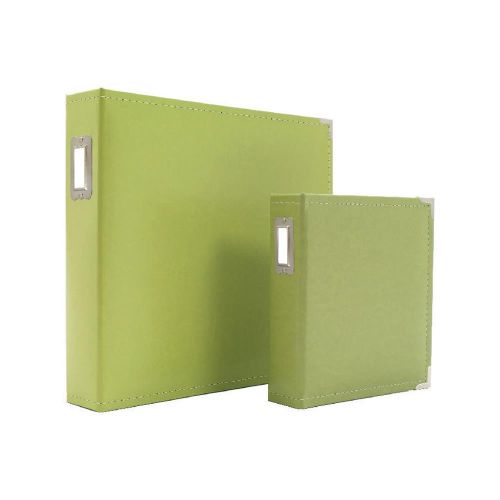 Simple Stories Sn@p! Snap - Leather Album Binder 6"X8" - Green
