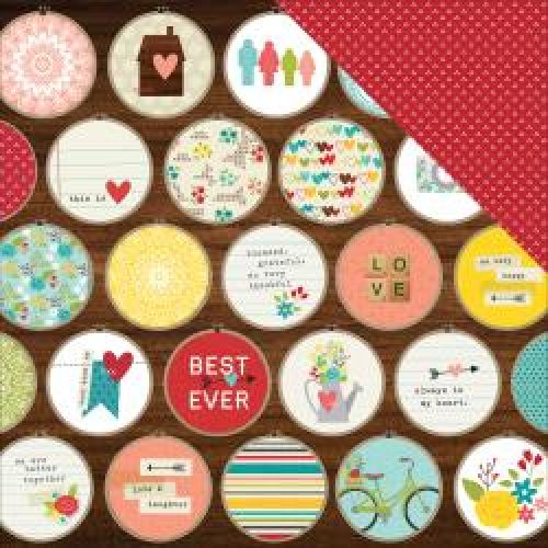 Simple Stories - We Are Family - Double-Sided Cardstock 12"X12" - Perfect Together