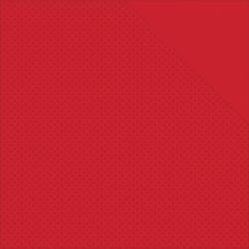 Simple Stories - We Are Family - Double-Sided Cardstock 12"X12" - Red Calico/Linen