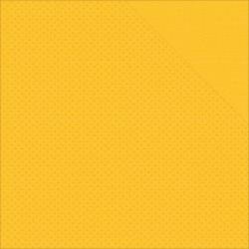 Simple Stories - We Are Family - Double-Sided Cardstock 12"X12" - Yellow Calico/Linen