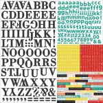 Simple Stories - Life in Color Cardstock Stickers 12"X12" - Expressions