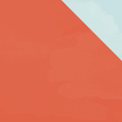 Simple Stories - Life in Color Double-Sided Cardstock 12"X12" - Coral Watercolor/Light Blue Watercolor Simple Basic