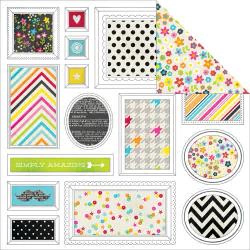 Simple Stories - DIY Boutique Double-Sided Cardstock 12"X12" - Freeze Frame