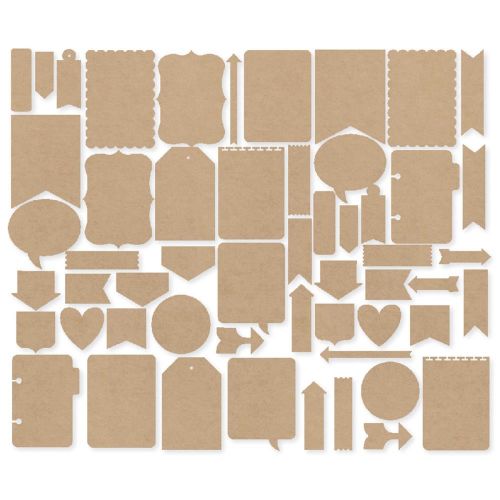 Simple Stories - DIY - Design it Yourself - Journal Layers - Kraft