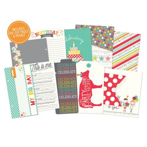 Simple Stories - Let's Party Sn@p! Journal Pages 6"X8"