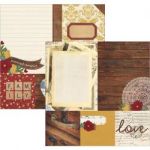 Simple Stories - Legacy - Double-Sided Cardstock 12"X12" - 4"X4" Quote & 6"X8" Photo Mat Elements