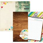 Simple Stories - Good Day Sunshine Double-Sided Elements Cardstock 12"X12" - 6"X12" Page Elements