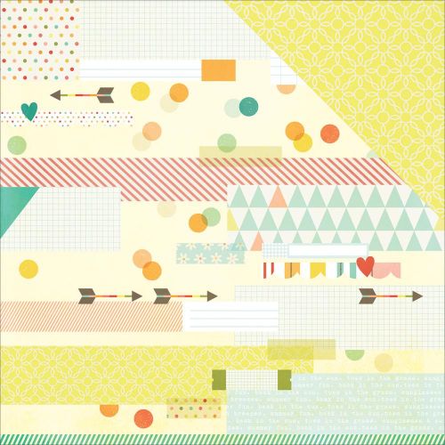 Simple Stories - Summer Vibes - 12"X12" Double-Sided Cardstock - Sun Kissed