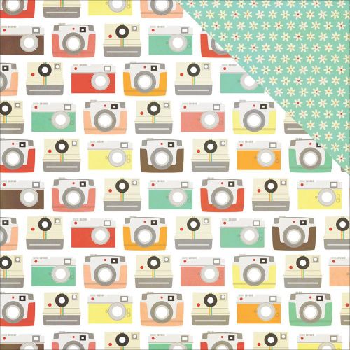 Simple Stories - Summer Vibes - 12"X12" Double-Sided Cardstock - #Selfie