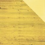 Simple Stories - Summer Vibes - 12"X12" Double-Sided Cardstock - Yellow Wood/Grid