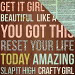 Simple Stories - Carpe Diem - The Reset Girl Foiled Double-Sided Cardstock 12"X12" - 24/Seven