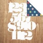 Simple Stories - Life Documented - Numbers Game Designer Cardstock