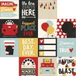 Simple Stories - Say Cheese III - Double-Sided Elements Cardstock 12"X12" - 4"X4" Journaling Cards