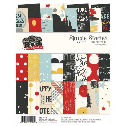 Simple Stories - Say Cheese III - Double-Sided Paper Pad 6"X8" 24/Pkg