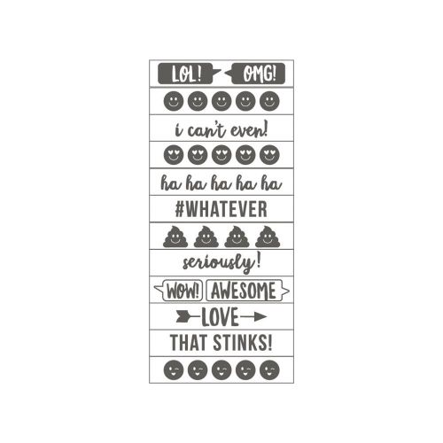 Simple Stories - Emoji Love - Rotary Stamp - 12 Designs