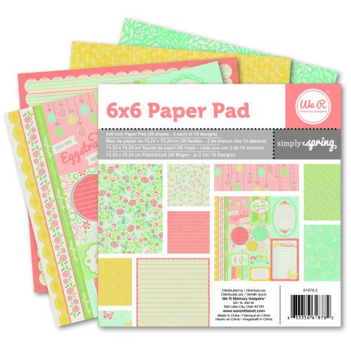 We R Memory Keepers - Simply Spring - 6x6 Pad