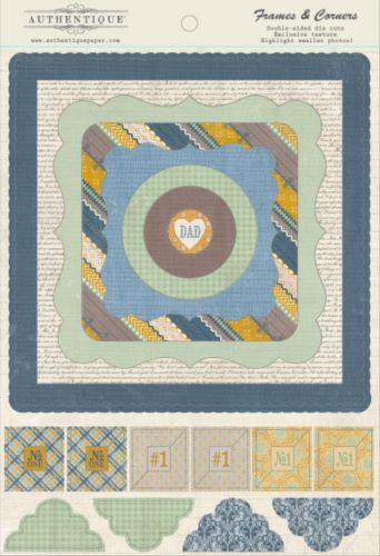 Authentique - Strong - 6" x 8" Frames & Corners Die Cuts