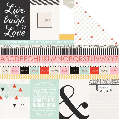 Teresa Collins Designs - Something Wonderful - Cards 12 x 12 Double Sided Patterned Paper