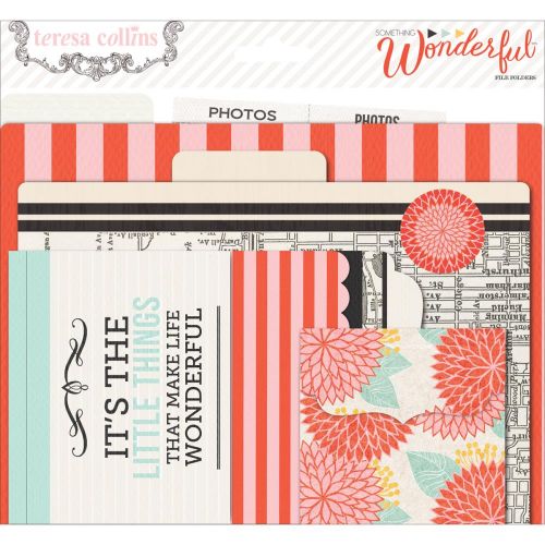 Teresa Collins Designs - Something Wonderful - File Folders