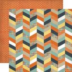 Echo Park Paper Company - Mini Theme - Brothers - Paper - Chevron
