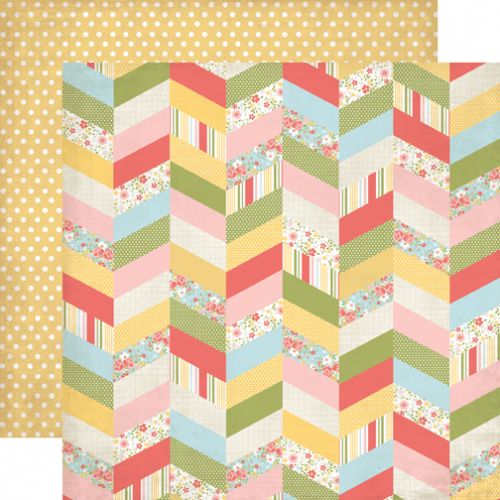 Echo Park Paper Company - Mini Theme - Sisters - Paper - Chevron