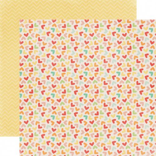 Echo Park Paper Company - Mini Theme - The Best of Friends - Paper - Hearts