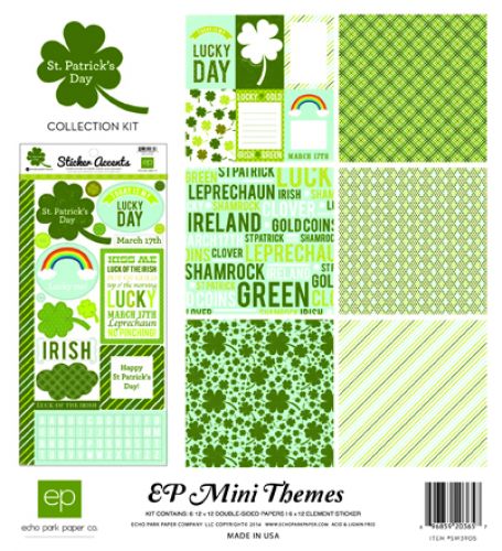 Echo Park Paper Company - Mini Theme - St. Patrick's Day Collection - Collection Kit