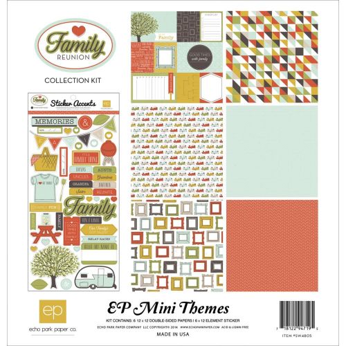Echo Park Paper Company - Mini Theme - Family Reunion Collection - Collection Kit