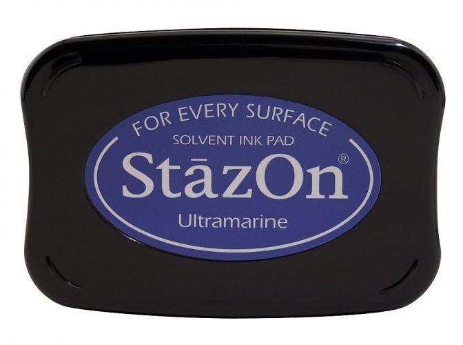 Tsukineko - Staz On - Ultramarine  - Solvent Ink Pad