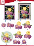 Sullivans - 3D Die-Cut Decoupage Sheet 8.3"X11.69" - Flowers Roses