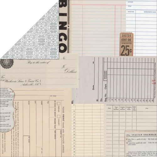 Teresa Collins Designs - Summer Stories - 12" x 12" Paper - Ephemera