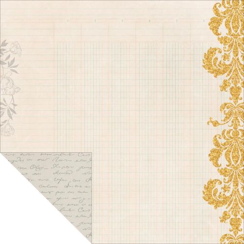 Teresa Collins Designs - Summer Stories - 12" x 12" Paper - Damask