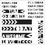 The Crafters Workshop - 6 x 6 Template - Mini Life Strips