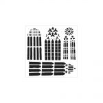 The Crafters Workshop - 6 x 6 Template - Mini Church Windows