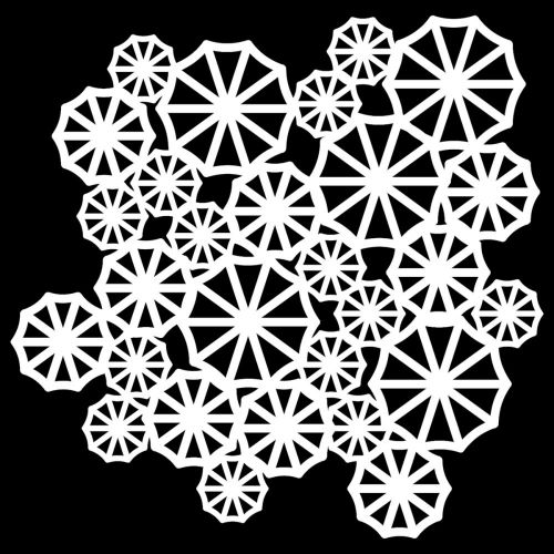 The Crafters Workshop - 12 x 12 Template - Parasols