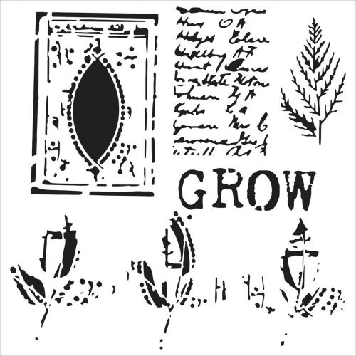 The Crafters Workshop - 12 x 12 Template - Grow Page