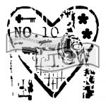 The Crafters Workshop - 6 x 6 Template - Mini Number 10