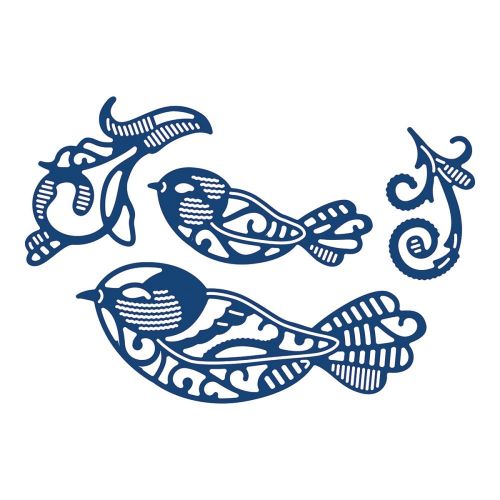 Tattered Lace Dies - Build A Bird - Fairy Wren