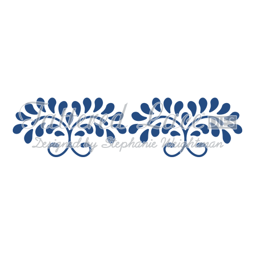 Tattered Lace Dies - Floral Swirls Border