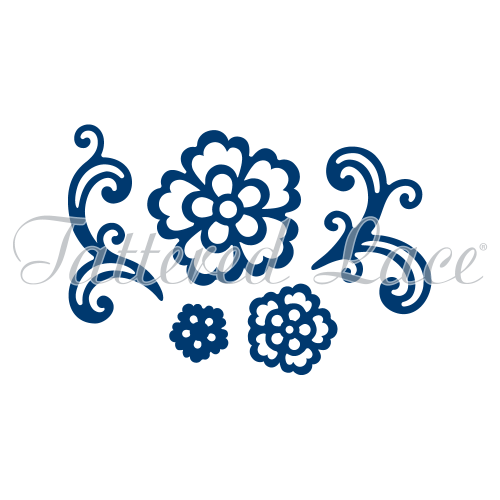 Tattered Lace Dies - Floral Flourish & Lacy Rose