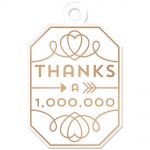 We R Memory Keepers - Sheer Metallic Tags - Thanks