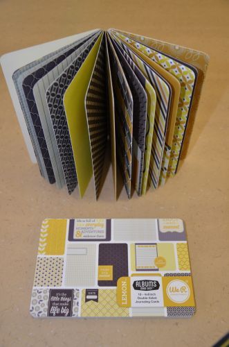 We R Memory Keepers - Albums Made Easy - 4x6 Journaling Cards - Lemon