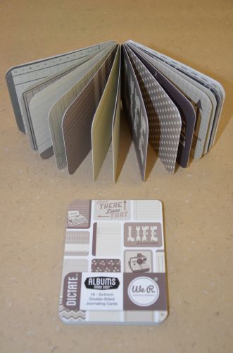We R Memory Keepers - Albums Made Easy - 3x4 Journaling Cards - Dictate