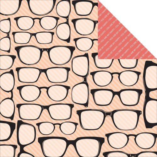 Teresa Collins Designs - You Are My Happy - 12x12" Paper - Spectacles