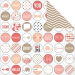 Teresa Collins Designs - You Are My Happy - 12x12" Paper - Memo Circles