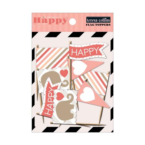 Teresa Collins Designs - You Are My Happy - Flag Toppers